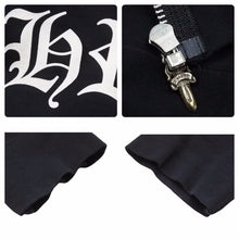 Load image into Gallery viewer, CHROMEHEARTS クロムハーツ パーカー フーディ ダガージップ 006-068514 USA製 コットン ブラック シルバー XL 美品 中古 50370