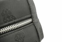 画像をギャラリービューアに読み込む, ChromeHearts クロムハーツ ヴィンテージ ジュエリーケース 小物入れ ナイロン レザー ブラック シルバー金具 美品 中古 50372