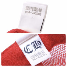 画像をギャラリービューアに読み込む, CHROMEHEARTS クロムハーツ スナップバックキャップ 帽子 004-056262 メッシュ レッド ホワイト シルバー onesize 良品 中古 50381