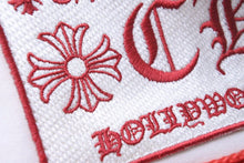 画像をギャラリービューアに読み込む, CHROMEHEARTS クロムハーツ スナップバックキャップ 帽子 004-056262 メッシュ レッド ホワイト シルバー onesize 良品 中古 50381