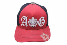 画像をギャラリービューアに読み込む, A&amp;G エーアンドジー スナップバックキャップ 帽子 CHINA製 ポリエステル コットン レッド ブラック サイズONESIZE 美品 中古 50382
