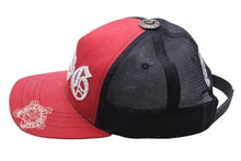 画像をギャラリービューアに読み込む, A&amp;G エーアンドジー スナップバックキャップ 帽子 CHINA製 ポリエステル コットン レッド ブラック サイズONESIZE 美品 中古 50382