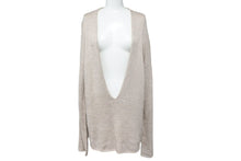 Load image into Gallery viewer, HERMES エルメス ヴァルーズニット リネン ジャケット マルジェラ期 イタリア製 シルク ポリアミド グレー サイズM 美品 中古 50421