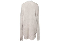 Load image into Gallery viewer, HERMES エルメス ヴァルーズニット リネン ジャケット マルジェラ期 イタリア製 シルク ポリアミド グレー サイズM 美品 中古 50421