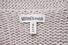 Load image into Gallery viewer, HERMES エルメス ヴァルーズニット リネン ジャケット マルジェラ期 イタリア製 シルク ポリアミド グレー サイズM 美品 中古 50421