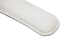 画像をギャラリービューアに読み込む, [USED/中古]CHROME HEARTS クロムハーツ ベルト・バックル クラシックオーバルクロスバックル ホワイト レザー 36 シルバー金具 Cランク 中古 50423