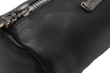 画像をギャラリービューアに読み込む, CHROME HEARTS クロムハーツ ポーチ シリンダーケース コスメケース 丸型 レザー ブラック シルバー金具 メンズ 美品 中古 50452