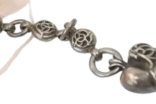Load image into Gallery viewer, CHROME HEARTS クロムハーツ ネックウォーマー マフラー 毛皮 リアルファー シルバー 美品 中古 50455
