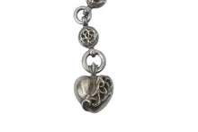 Load image into Gallery viewer, CHROME HEARTS クロムハーツ ネックウォーマー マフラー 毛皮 リアルファー シルバー 美品 中古 50455