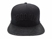 画像をギャラリービューアに読み込む, ジャストドン just don ×RSVP GALLERY BROOKLYN NETS スナップバックキャップ レザー ブラック 美品 中古 50468