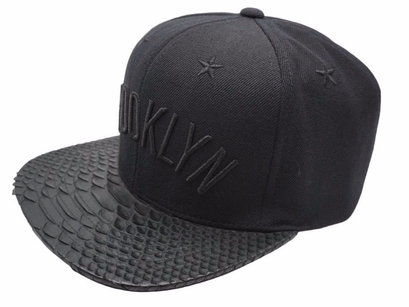 ジャストドン just don ×RSVP GALLERY BROOKLYN NETS スナップバックキャップ レザー ブラック 美品 中古 50468