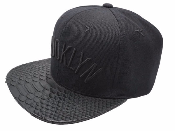 ジャストドン just don ×RSVP GALLERY BROOKLYN NETS スナップバックキャップ レザー ブラック 美品 中古 50468