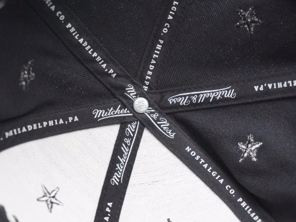 ジャストドン just don ×RSVP GALLERY BROOKLYN NETS スナップバックキャップ レザー ブラック 美品 中古 50468