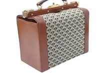 画像をギャラリービューアに読み込む, Goyard ゴヤール バニティバッグ ヴィンテージ ボストンバッグ ハンドバッグ レザー キャンバス ブラウン ブラック 良品 中古 50485