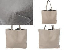 Load image into Gallery viewer, 極美品 HERMES エルメス トートバッグ アルジル×エタン □Q刻 トリヨンレマンス ドゥブルセンス42 グレー 中古 50526