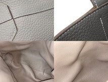 Load image into Gallery viewer, 極美品 HERMES エルメス トートバッグ アルジル×エタン □Q刻 トリヨンレマンス ドゥブルセンス42 グレー 中古 50526