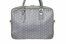 画像をギャラリービューアに読み込む, GOYARD ゴヤール アンバサードPM メンズ レディース ビジネスバッグ スト付き グレー 美品 中古 50528