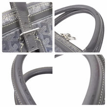 画像をギャラリービューアに読み込む, GOYARD ゴヤール アンバサードPM メンズ レディース ビジネスバッグ スト付き グレー 美品 中古 50528