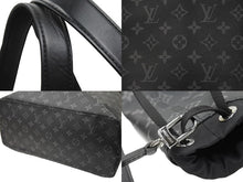 画像をギャラリービューアに読み込む, LOUIS VUITTON ルイ・ヴィトン モノグラム エクリプス カバ ライト トートバッグ ポーチ付き M44228 ブラック 美品 中古 50529