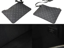 画像をギャラリービューアに読み込む, LOUIS VUITTON ルイ・ヴィトン モノグラム エクリプス カバ ライト トートバッグ ポーチ付き M44228 ブラック 美品 中古 50529