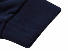 画像をギャラリービューアに読み込む, FENDI フェンディ パーカー メンズ ネイビー ズッカ柄 サイズ50 コットン ウール シルク 美品 中古 50530