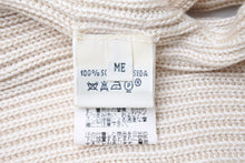 Load image into Gallery viewer, HERMES エルメス ロング カーディガン ベージュ シルク 光沢 トップス アウター ニット サイズME 美品 中古 50554