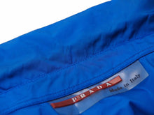 画像をギャラリービューアに読み込む, 極美品 PRADA SPORTS プラダ スポーツ 90年代 ナイロン ジャケット ブルー アウター シャツ サイズM 中古 50581
