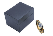Load image into Gallery viewer, CHANEL シャネル プルミエール 腕時計 GP ゴールド ブラック チェーン クォーツ サイズM 美品 中古 50620