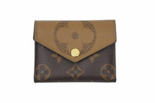 画像をギャラリービューアに読み込む, LOUIS VUITTON ルイ・ヴィトン 三つ折り財布 M80725 ポルトフォイユ ゾエ モノグラム キャンバス ブラウン 美品 中古 50632