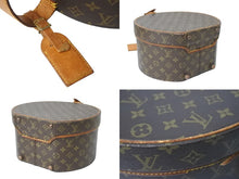 Load image into Gallery viewer, LOUIS VUITTON ルイヴィトン モノグラポワットシャポー バニティバッグ ブラウンシルバー金具 中古 50689