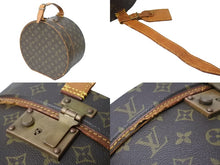 Load image into Gallery viewer, LOUIS VUITTON ルイヴィトン モノグラポワットシャポー バニティバッグ ブラウンシルバー金具 中古 50689