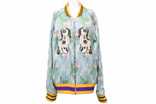 画像をギャラリービューアに読み込む, GUCCI グッチ エンブロイダリーボンバージャケット 17ss クルーズコレクション 450178 Z485D サイズ52 美品 中古 50725