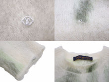 Load image into Gallery viewer, LOUIS VUITTON ルイ・ヴィトン ニット・セーター 19ss モヘア サイズXL ホワイト グリーン RM191 美品 中古 50742
