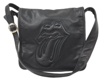 Load image into Gallery viewer, CHROME HEARTS クロムハーツ メッセンジャーバッグ MAIL LIP TANG リップタン ブラック シルバー ブラック レザー 美品 中古 50753