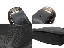 Load image into Gallery viewer, CHROME HEARTS クロムハーツ メッセンジャーバッグ MAIL LIP TANG リップタン ブラック シルバー ブラック レザー 美品 中古 50753