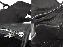 Load image into Gallery viewer, CHROME HEARTS クロムハーツ メッセンジャーバッグ MAIL LIP TANG リップタン ブラック シルバー ブラック レザー 美品 中古 50753
