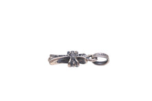 画像をギャラリービューアに読み込む, CHROME HEARTS クロムハーツ 小物 ベイビーファット ブラックダイヤ 1g シルバー ブラック 美品 中古 50761