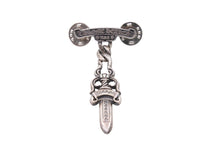 Load image into Gallery viewer, CHROME HEARTS クロムハーツ ピンバッジ ダガー アクセサリー 11.3g シルバー925 良品 中古 50765