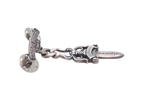 CHROME HEARTS クロムハーツ ピンバッジ ダガー アクセサリー 11.3g シルバー925 良品 中古 50765