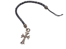 画像をギャラリービューアに読み込む, CHROME HEARTS クロムハーツ タイニー CHクロス 携帯ストラップ チャーム キーホルダー シルバー925 中古 50767