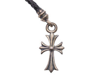 画像をギャラリービューアに読み込む, CHROME HEARTS クロムハーツ タイニー CHクロス 携帯ストラップ チャーム キーホルダー シルバー925 中古 50767
