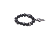 画像をギャラリービューアに読み込む, Chrome Hearts クロムハーツ 5mm BEAD オニキスビーズリング 指輪 シルバー925 オニキス ブラック シルバー 美品 中古 50776