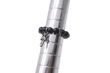 画像をギャラリービューアに読み込む, Chrome Hearts クロムハーツ 5mm BEAD オニキスビーズリング 指輪 シルバー925 オニキス ブラック シルバー 美品 中古 50776