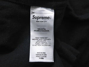 UNDERCOVER SUPREME アンダーカバーⅹシュプリーム 半袖シャツ コットン ブラック サイズXL 美品 中古 50779