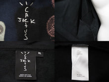 Load image into Gallery viewer, 極美品 Travis Scott CACTUS JACK Fragment Design SKELETON GRAFFITI FULL ZIP HOODIE ジップパーカー 黒 コットン XL 中古 50782