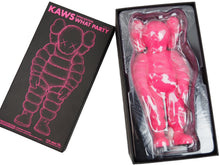 Load image into Gallery viewer, 新品未使用 MEDICOM TOY メディコムトイ 人形 フィギュア KAWS カウズ What Party open edition ピンク PINK 50813