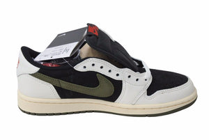 新品未使用 TravisScott トラヴィススコット Nike ナイキ Wmns AirJordan1 Low OG SP スニーカー Medium Olive サイズ24cm 50829