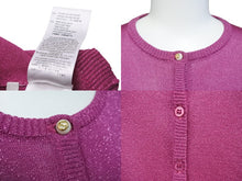 画像をギャラリービューアに読み込む, GUCCI グッチ カーディガン キッズ トップス 414155X7375 イタリア製 レーヨン ピンク サイズ12 美品 中古 50845