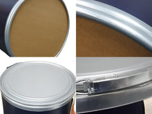 Load image into Gallery viewer, HERMES エルメス サドルボックス セリエライン ラージサイズ ネイビー シルバー インテリア 収納 置物 美品 中古 50875