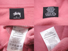 Load image into Gallery viewer, STUSSY パーカー ステューシー ピンク デカロゴ ストリート スケート サーフ スト男 スト女 中古 50922